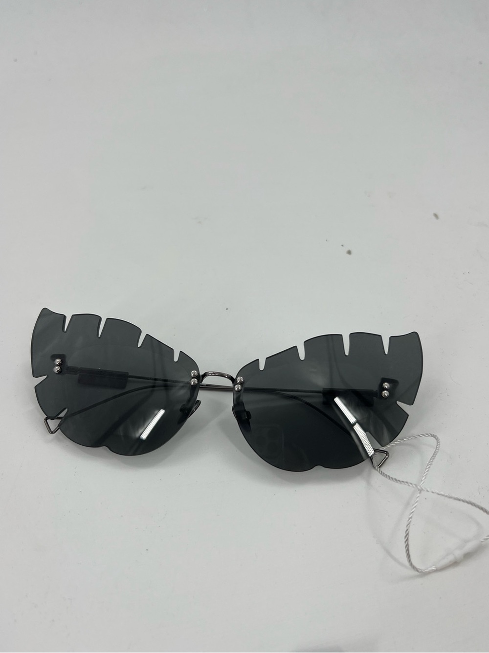 Haze x Baja East Black Palm Sunglasses and Case
